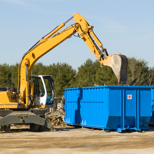 can i choose the location where the residential dumpster will be placed in Bastrop